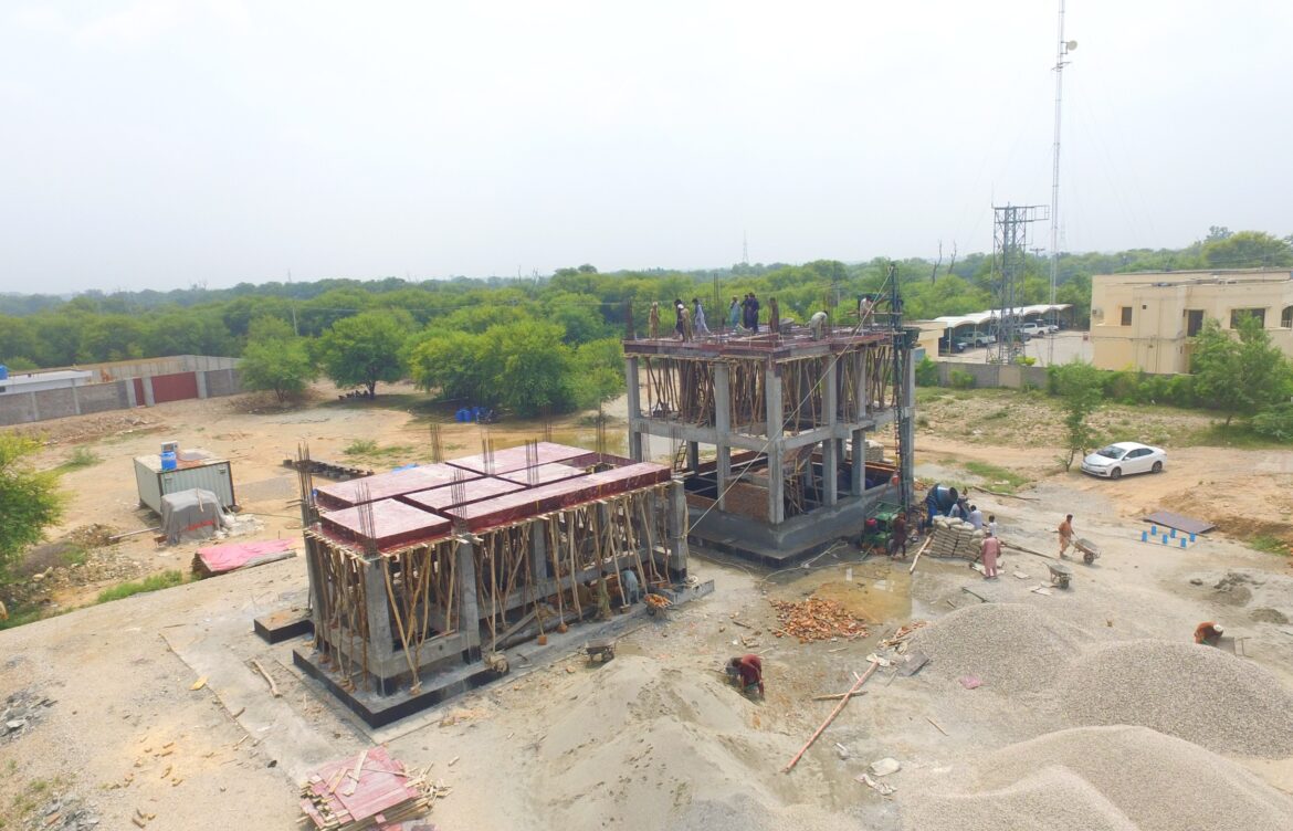 Our current project at Jinnah Barrage site .